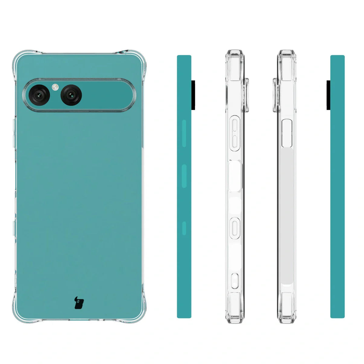 Flexible Handyhülle für Sony Xperia 10 VII, Bizon Case Salpa, Transparent