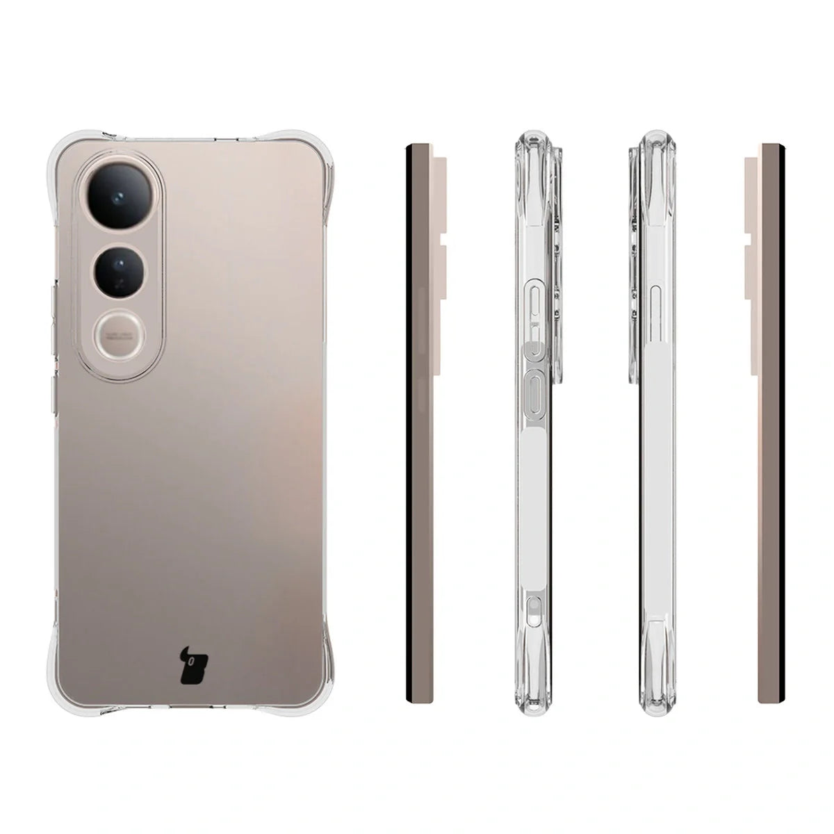 Flexible Handyhülle für Vivo V50 Lite 4G / 5G, Bizon Case Salpa, Transparent
