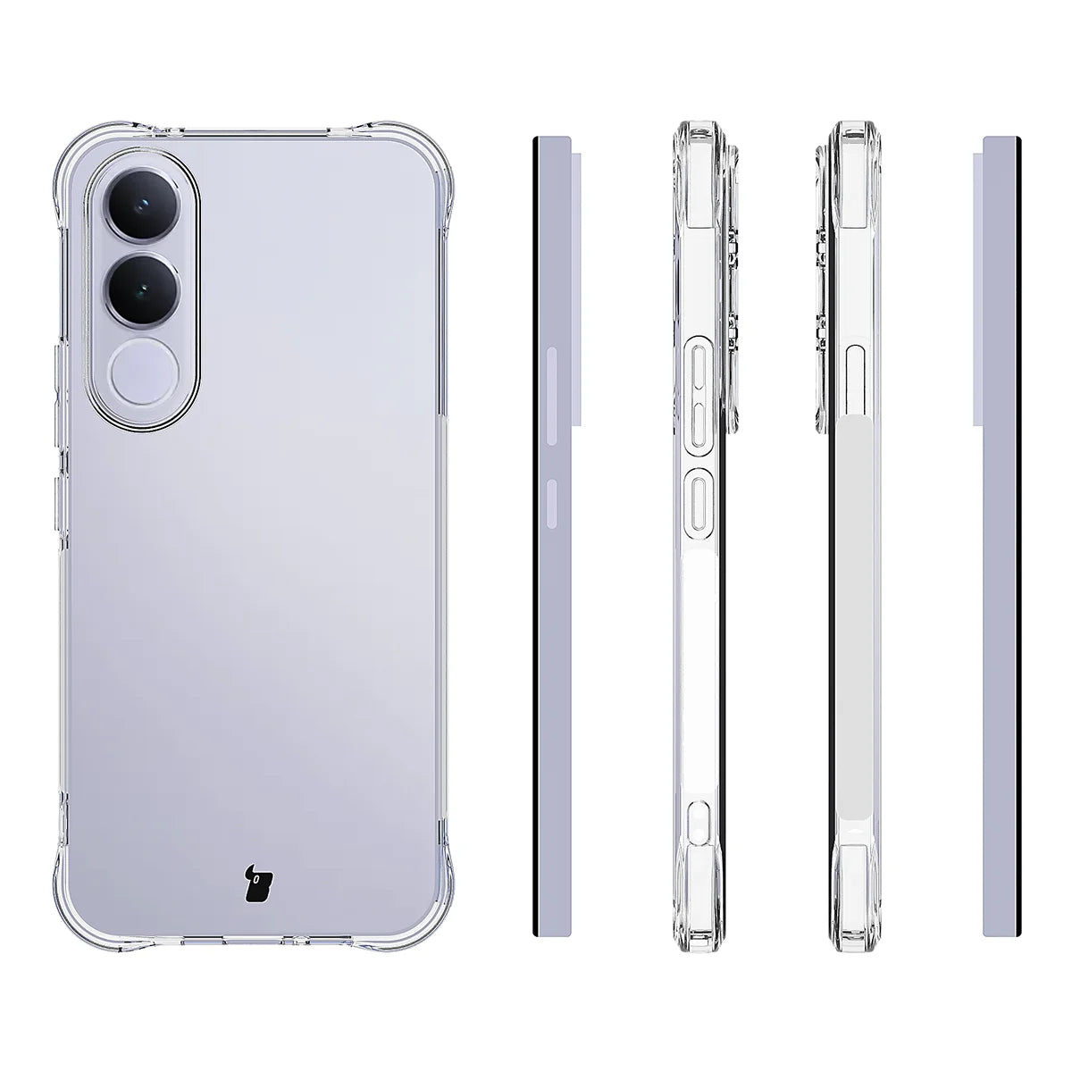 Flexible Handyhülle für Vivo V70 FE 5G, Bizon Case Salpa, Transparent
