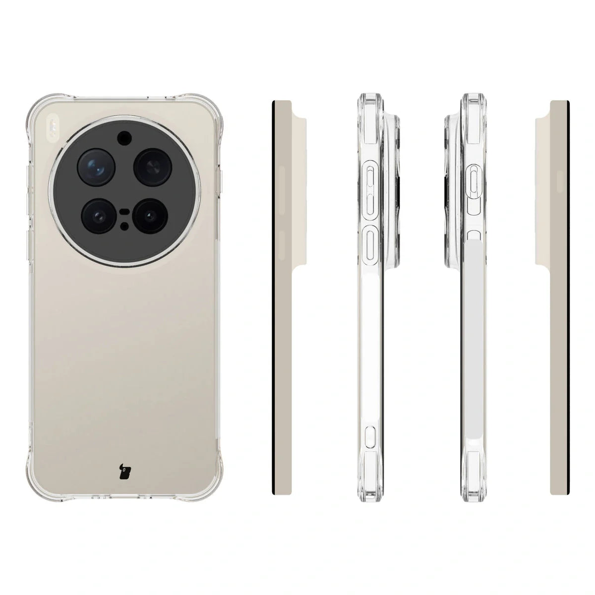 Flexible Handyhülle für Vivo X300 Pro, Bizon Case Salpa, Transparent