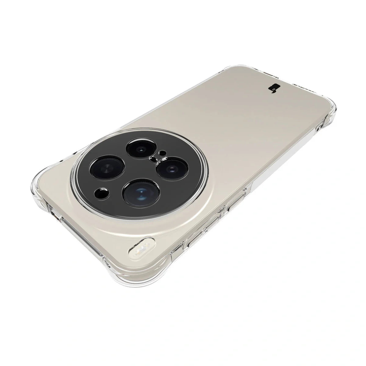 Flexible Handyhülle für Vivo X300 Pro, Bizon Case Salpa, Transparent