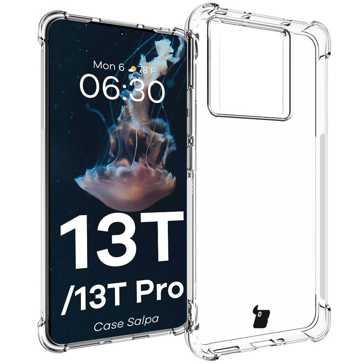 Flexible Schutzhülle für Xiaomi 13T Pro / 13T, Bizon Case Salpa, Transparent