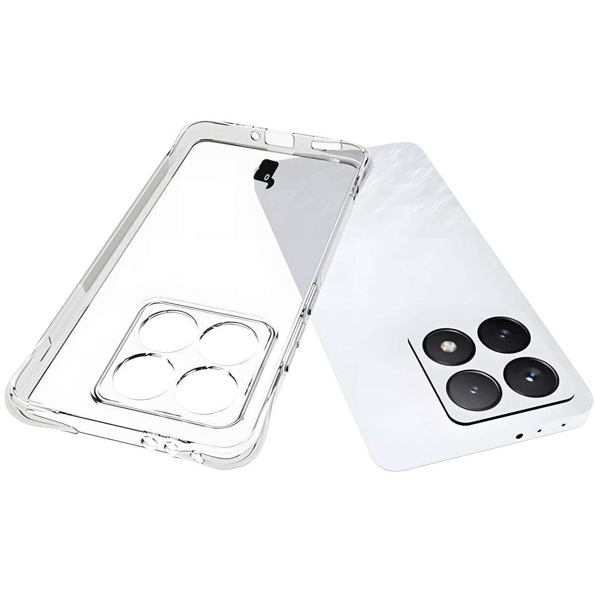 Flexible Handyhülle für Xiaomi 14T, Bizon Case Salpa, Transparent
