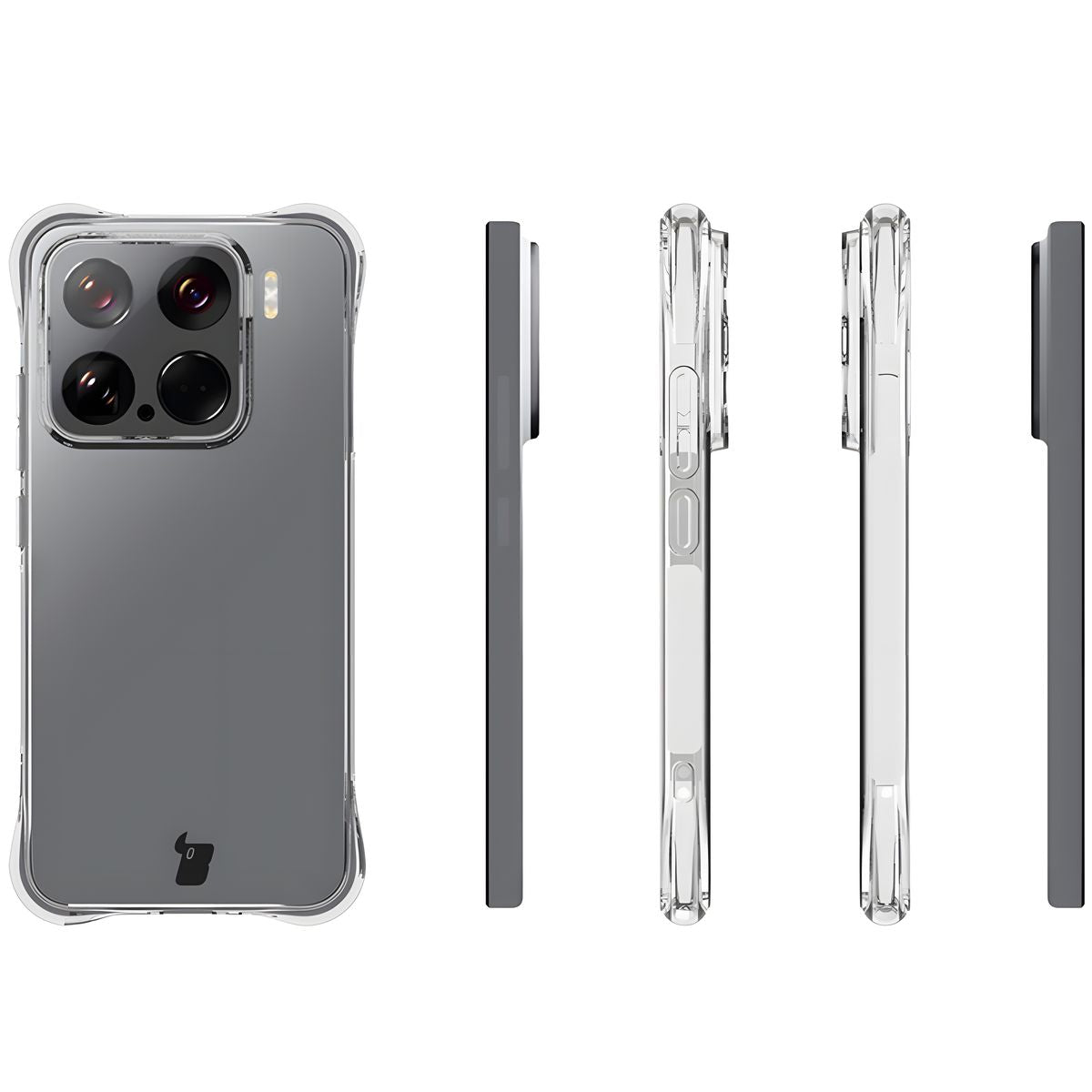 Flexible Handyhülle für Xiaomi 15, Bizon Case Salpa, Transparent