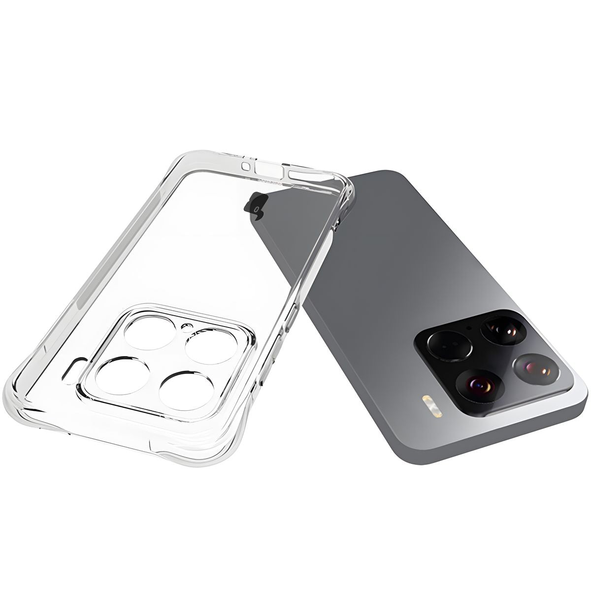 Flexible Handyhülle für Xiaomi 15, Bizon Case Salpa, Transparent