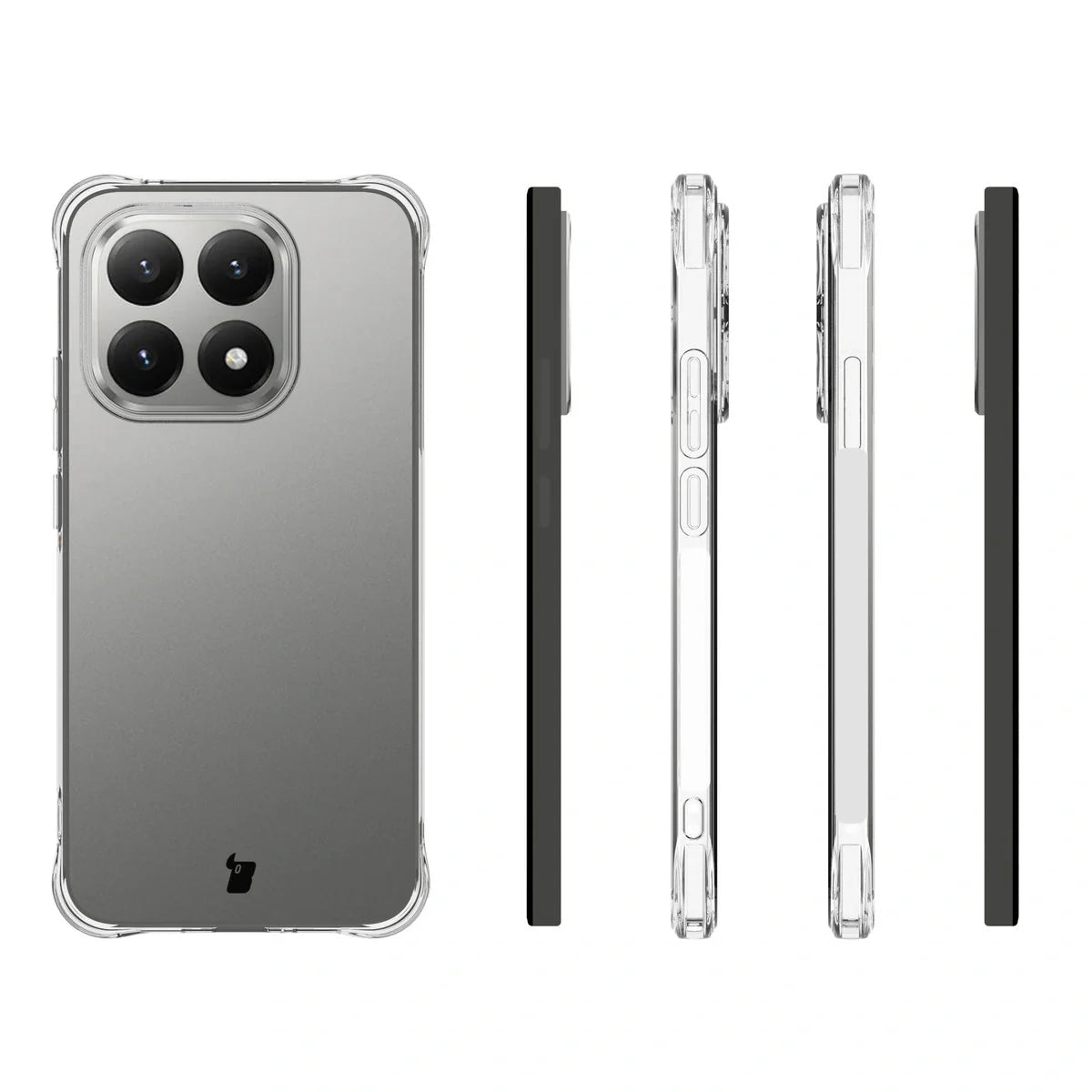 Flexible Handyhülle für Xiaomi 15T, Bizon Case Salpa, Transparent