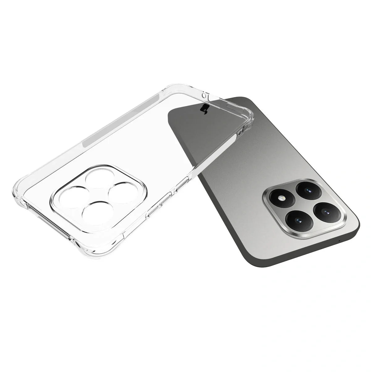 Flexible Handyhülle für Xiaomi 15T, Bizon Case Salpa, Transparent