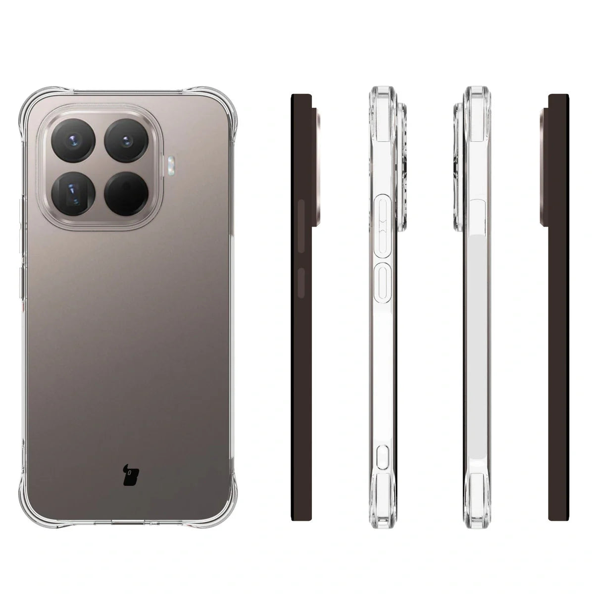 Flexible Handyhülle für Xiaomi 15T Pro, Bizon Case Salpa, Transparent