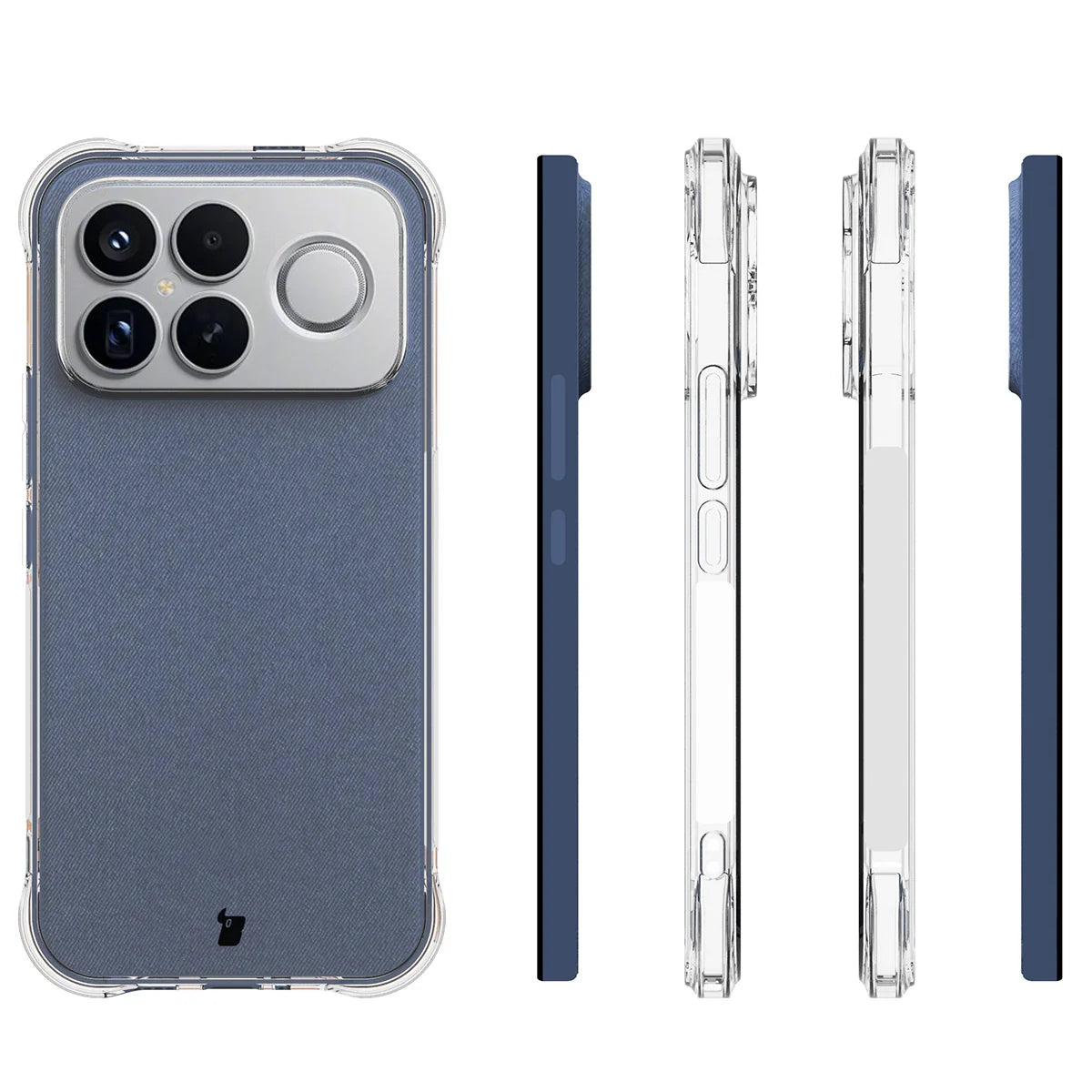 Flexible Handyhülle für Xiaomi POCO F8 Ultra, Bizon Case Salpa, Transparent