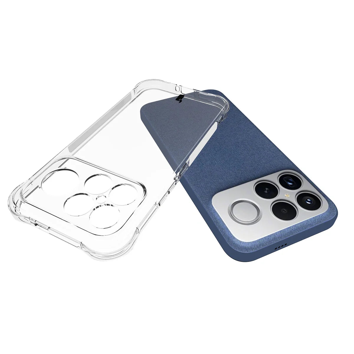 Flexible Handyhülle für Xiaomi POCO F8 Ultra, Bizon Case Salpa, Transparent