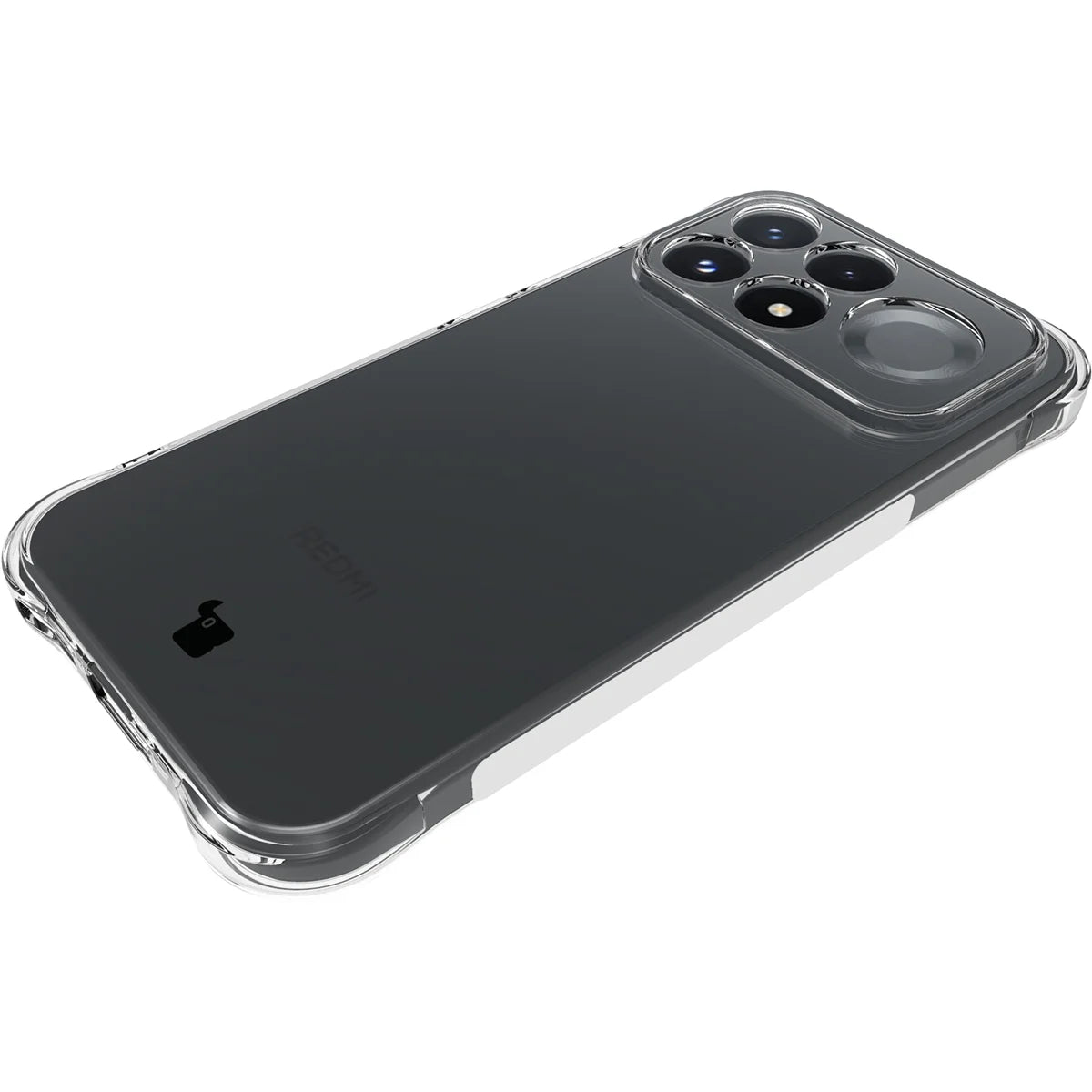 Flexible Handyhülle für Xiaomi POCO F9 Pro, Bizon Case Salpa, Transparent (6/7)