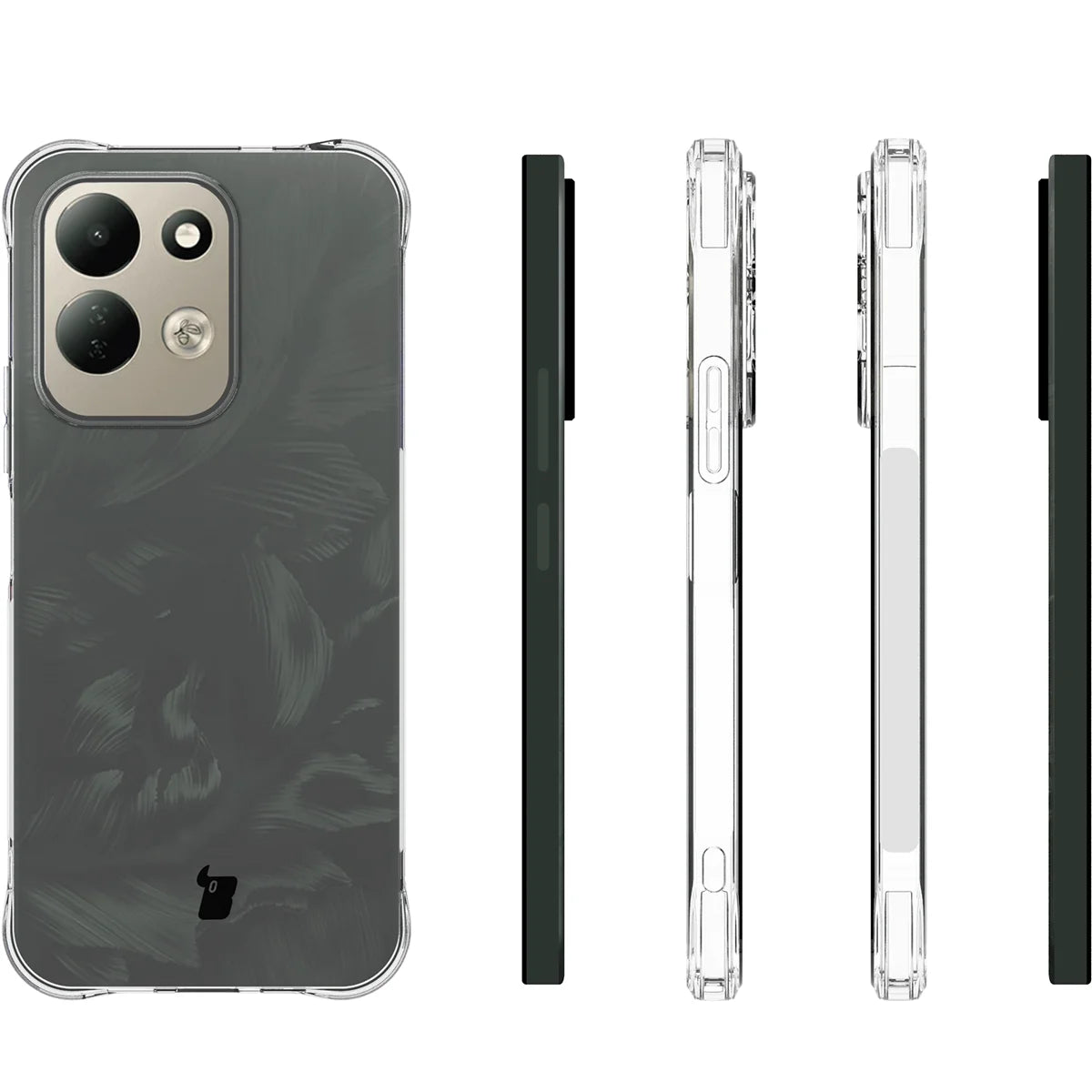 Flexible Handyhülle für Xiaomi Redmi 17 4G/5G, Bizon Case Salpa, Transparent (3/7)
