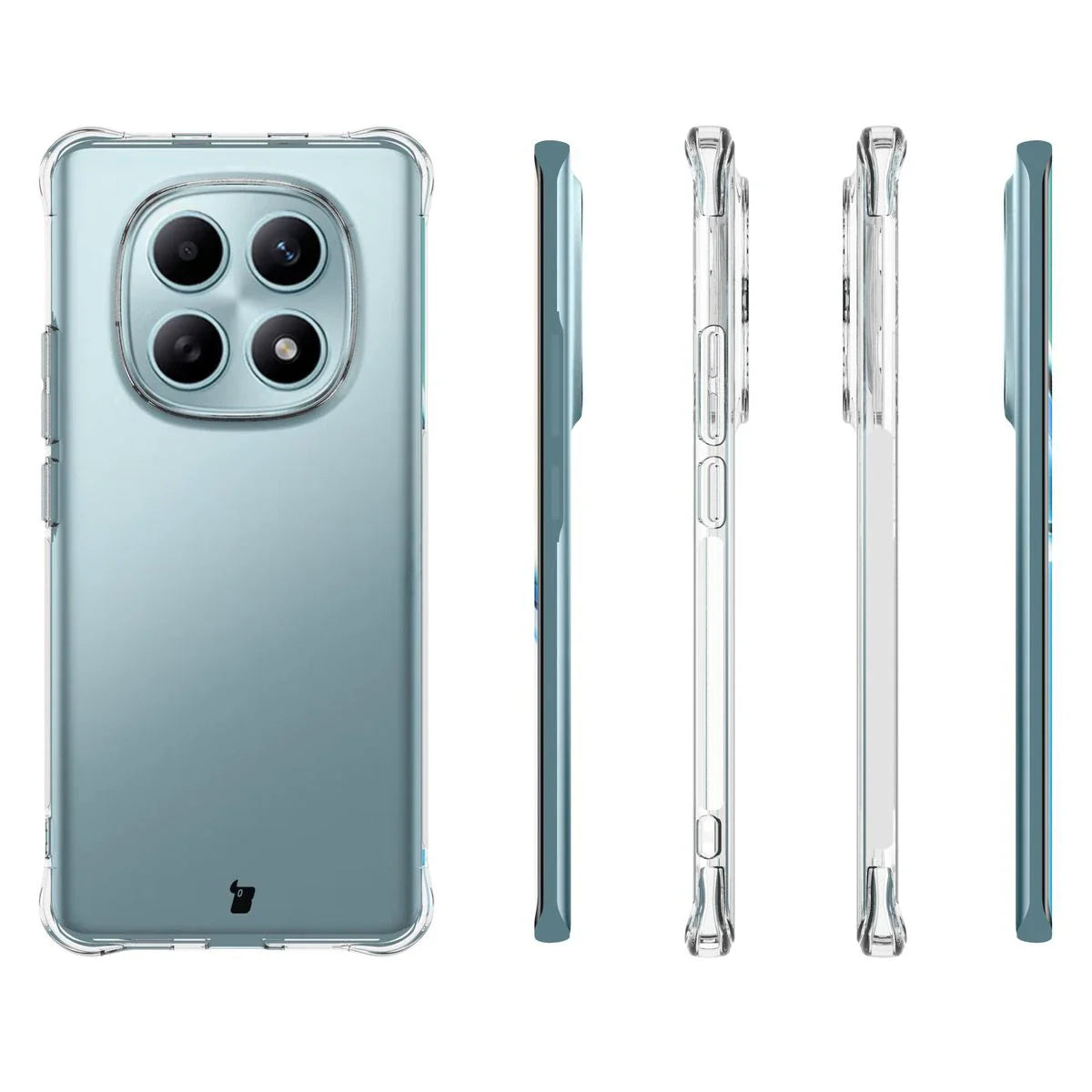 Flexible Handyhülle für Xiaomi Redmi Note 15 / POCO M8 5G, Bizon Case Salpa, Transparent