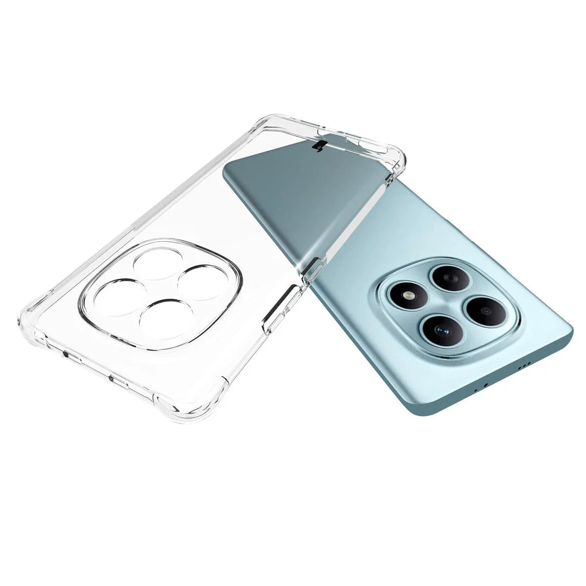 Flexible Handyhülle für Xiaomi Redmi Note 15 / POCO M8 5G, Bizon Case Salpa, Transparent