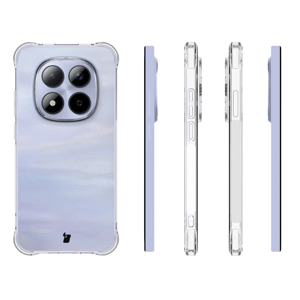 Flexible Handyhülle für Xiaomi Redmi Note 15 Pro 5G, Bizon Case Salpa, Transparent