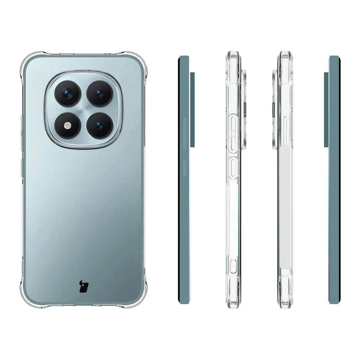 Flexible Handyhülle für Xiaomi Redmi Note 15 Pro Plus 5G / POCO M8 Pro 5G, Bizon Case Salpa, Transparent