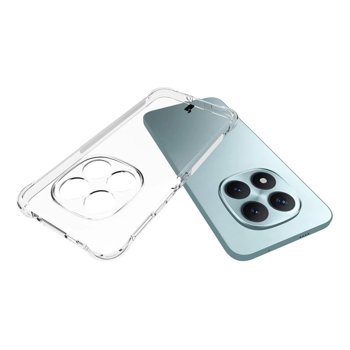 Flexible Handyhülle für Xiaomi Redmi Note 15 Pro Plus 5G / POCO M8 Pro 5G, Bizon Case Salpa, Transparent