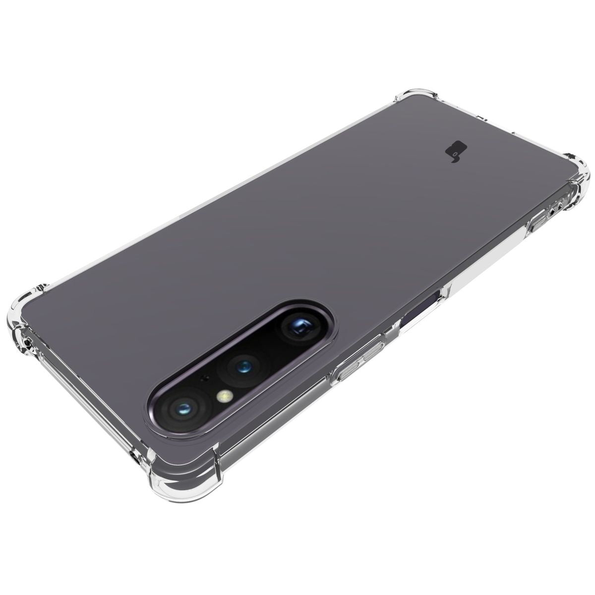 Flexible Schutzhülle für Sony Xperia 1 V, Bizon Case Salpa, Transparent
