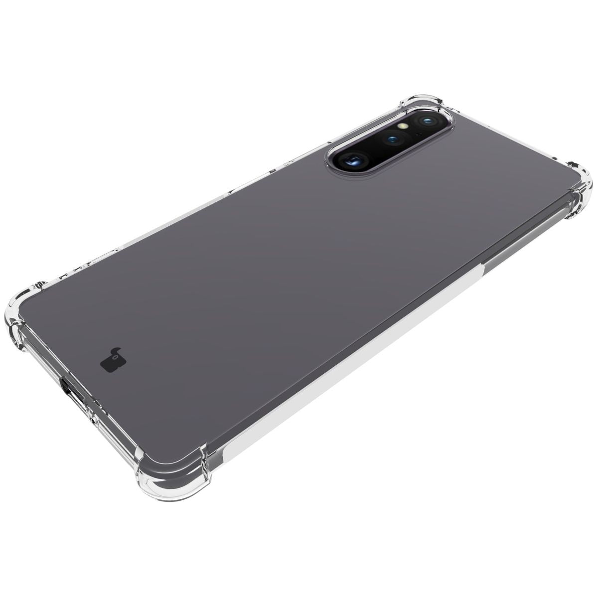 Flexible Schutzhülle für Sony Xperia 1 V, Bizon Case Salpa, Transparent