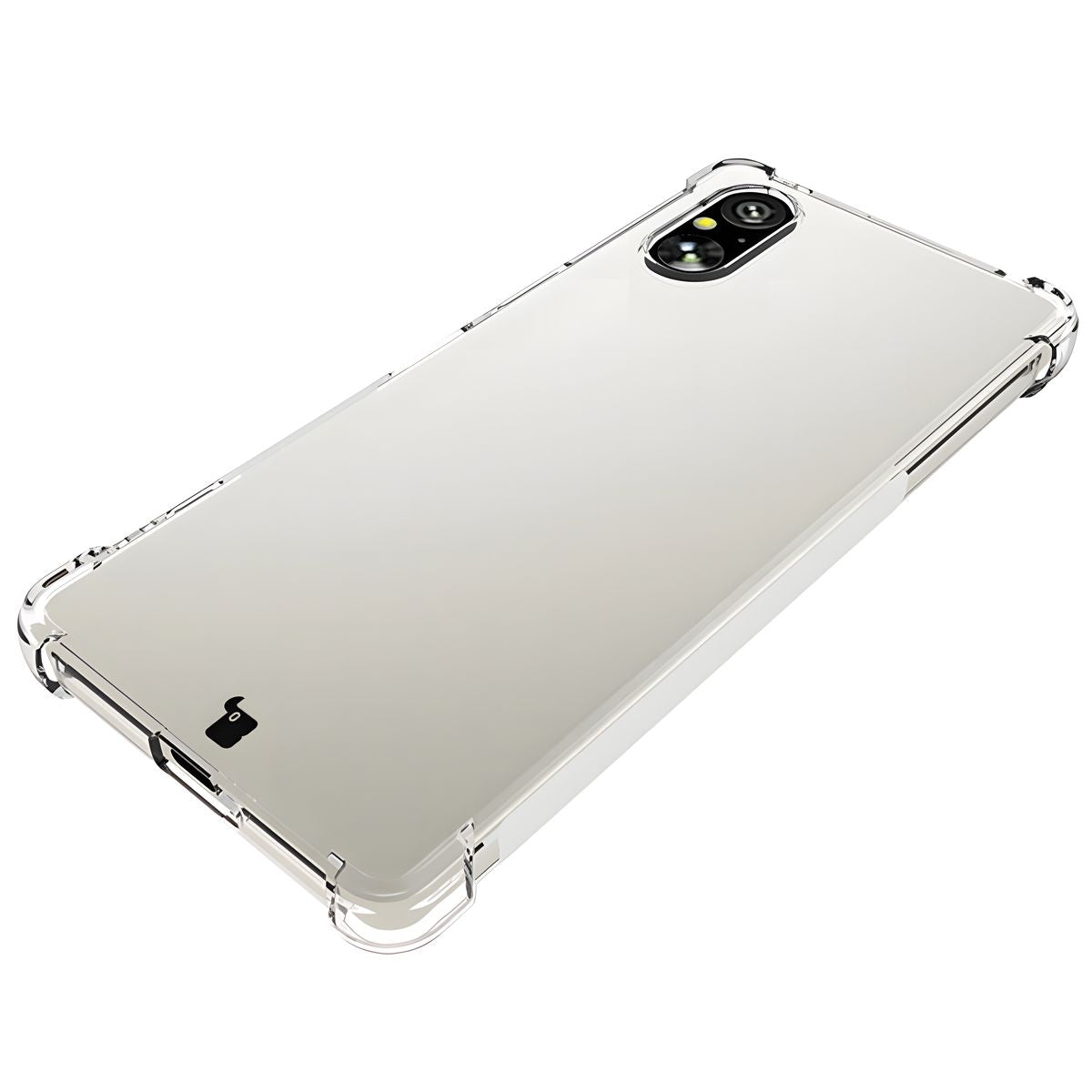 Flexible Schutzhülle für Sony Xperia 5 V, Bizon Case Salpa, Transparent