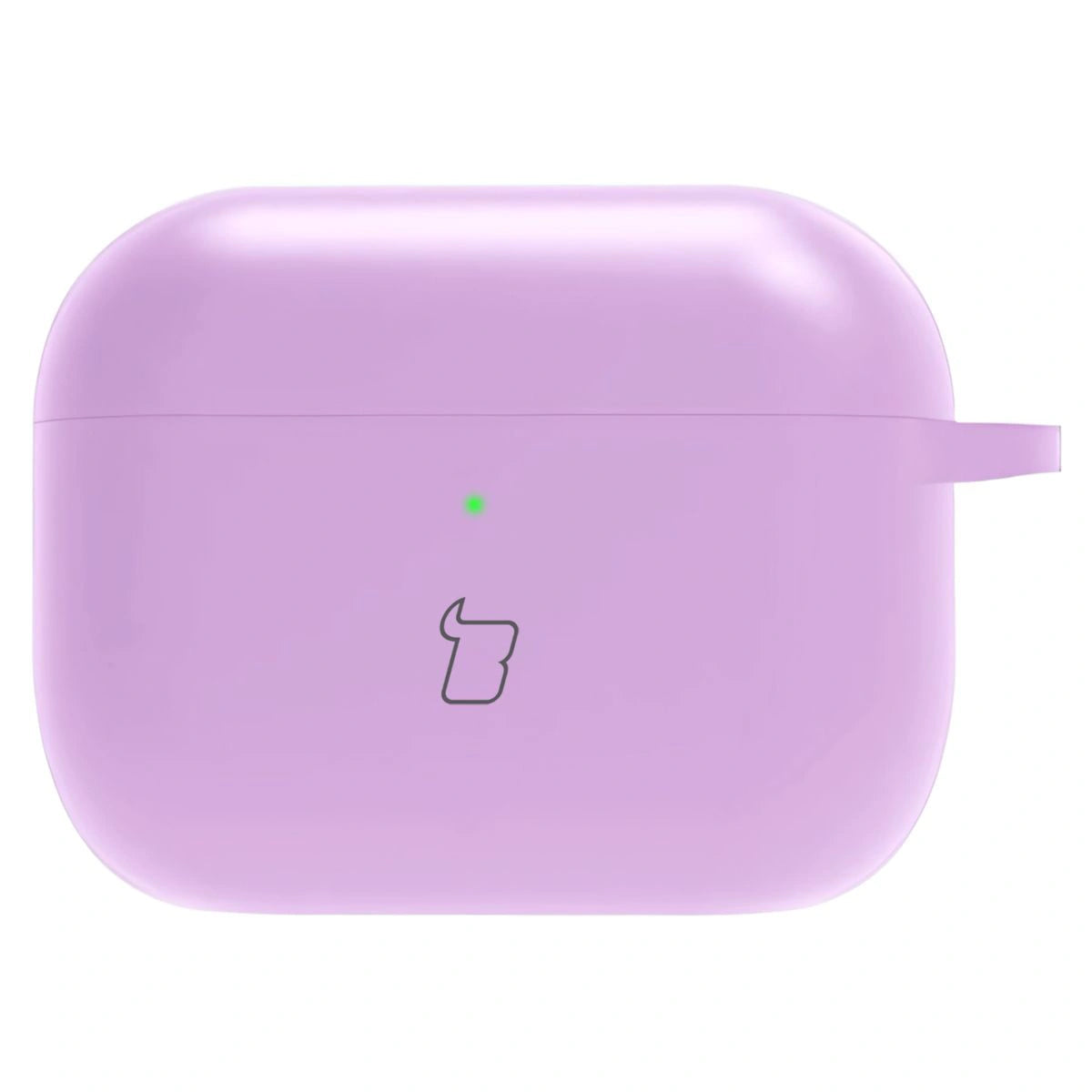 Silikonhülle mit Karabiner für AirPods Pro 3, Bizon Case Headphone Silicone, Hellviolett