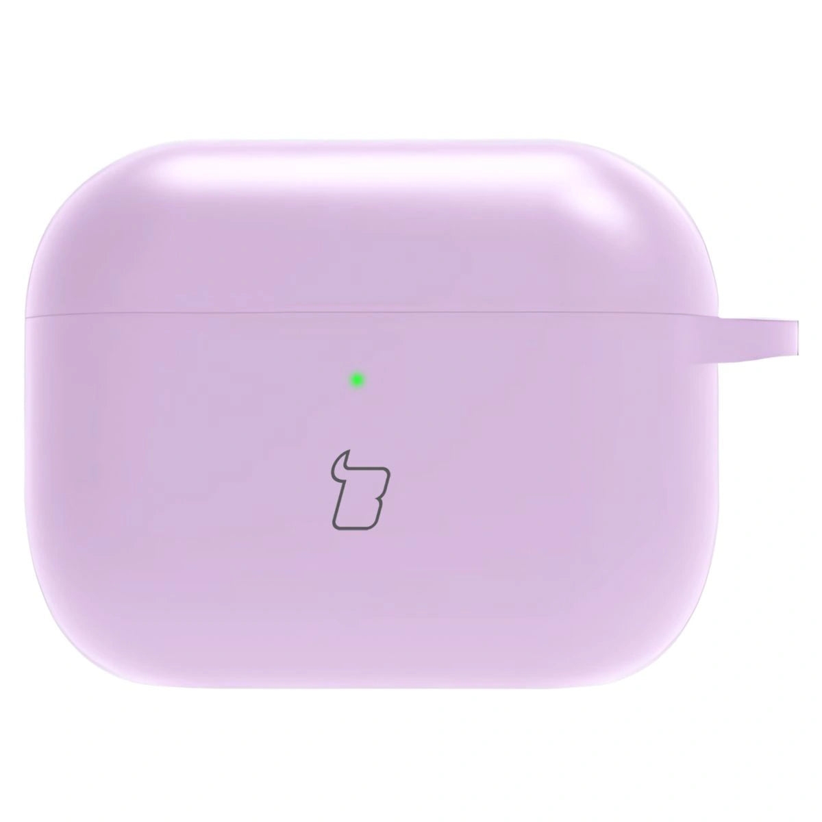 Silikonhülle mit Karabiner für AirPods Pro 3, Bizon Case Headphone Silicone, Lila