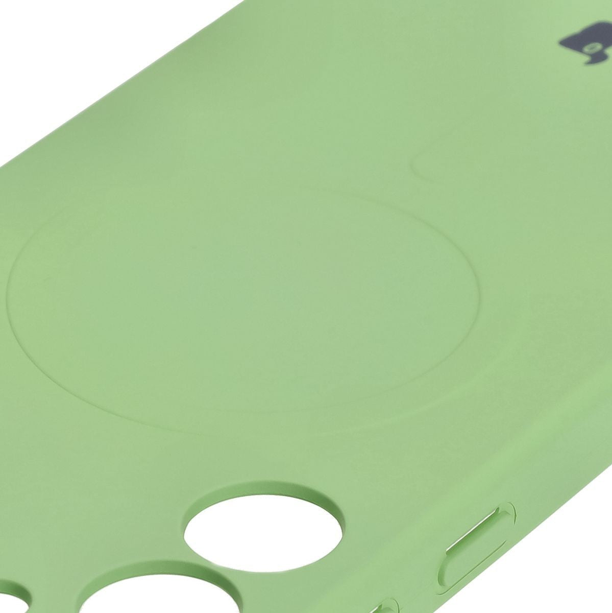 Silikon Handyhülle mit Magnetring für Galaxy S25 Plus / S24 Plus, Bizon Case Silicone Magnetic, Hellgrün