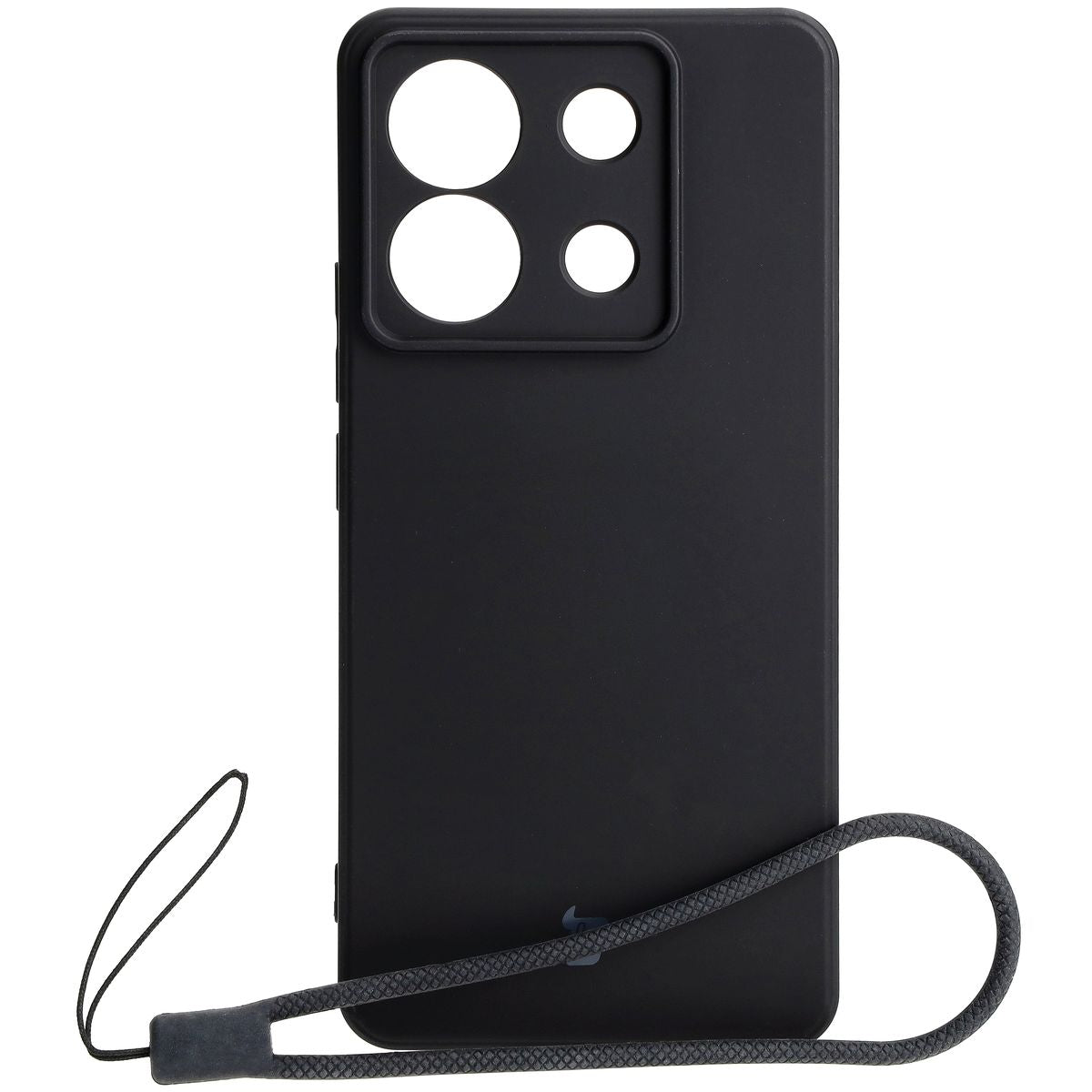 Schutzhülle für Xiaomi Poco X6 / Xiaomi Redmi Note 13 Pro 5G, Bizon Case Silicone Sq, Schwarz