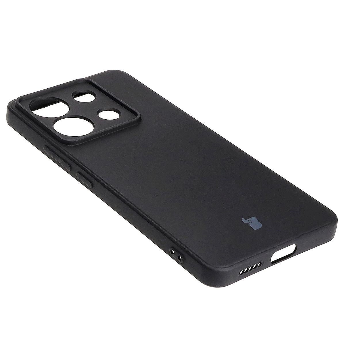 Schutzhülle für Xiaomi Poco X6 / Xiaomi Redmi Note 13 Pro 5G, Bizon Case Silicone Sq, Schwarz