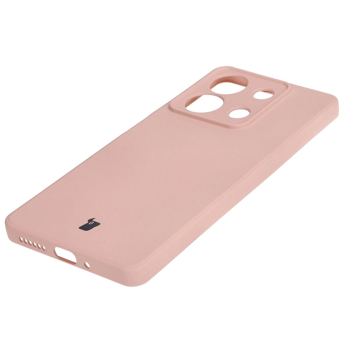 Schutzhülle für Xiaomi Redmi Note 13 5G, Bizon Case Silicone Sq, Rosa