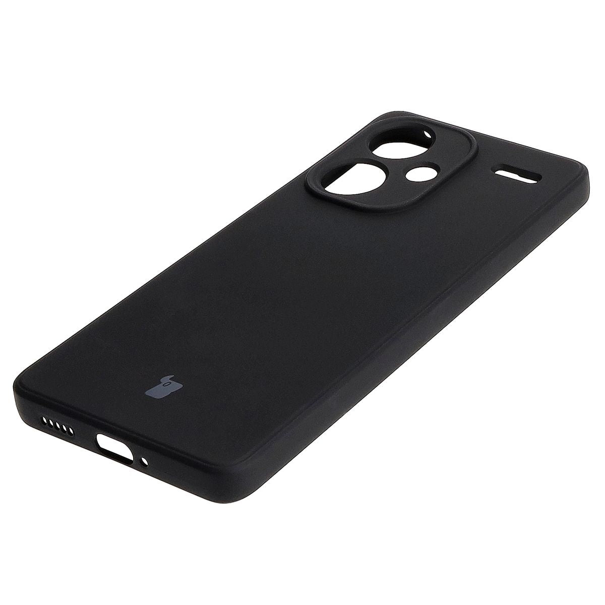 Schutzhülle für Xiaomi Redmi Note 13 Pro+ 5G, Bizon Case Silicone Sq, Schwarz
