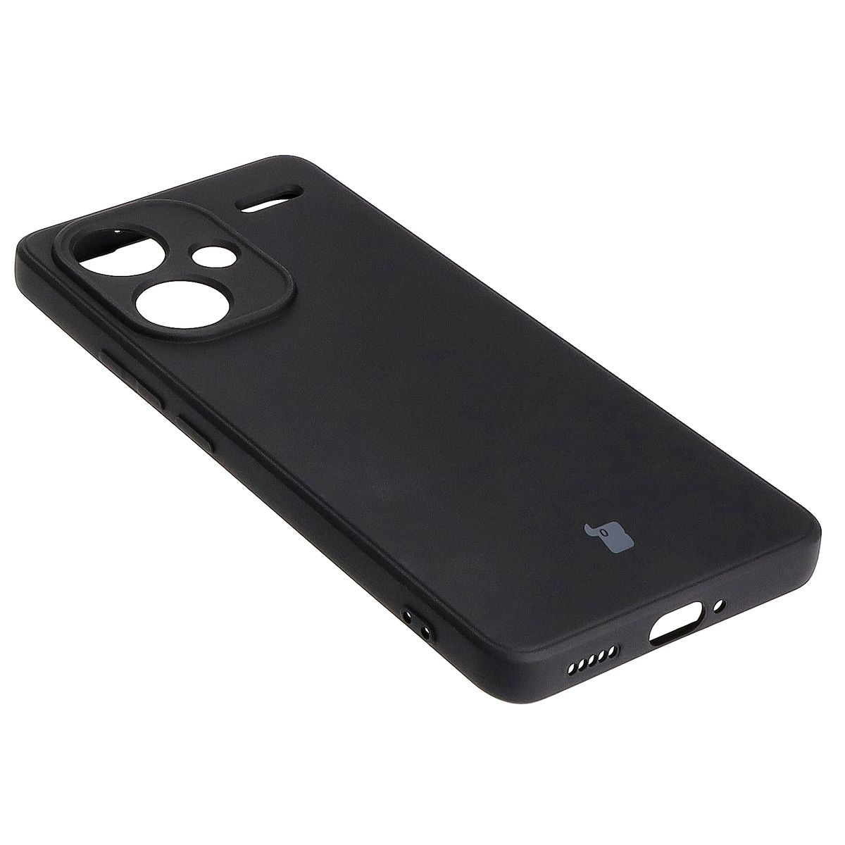 Schutzhülle für Xiaomi Redmi Note 13 Pro+ 5G, Bizon Case Silicone Sq, Schwarz