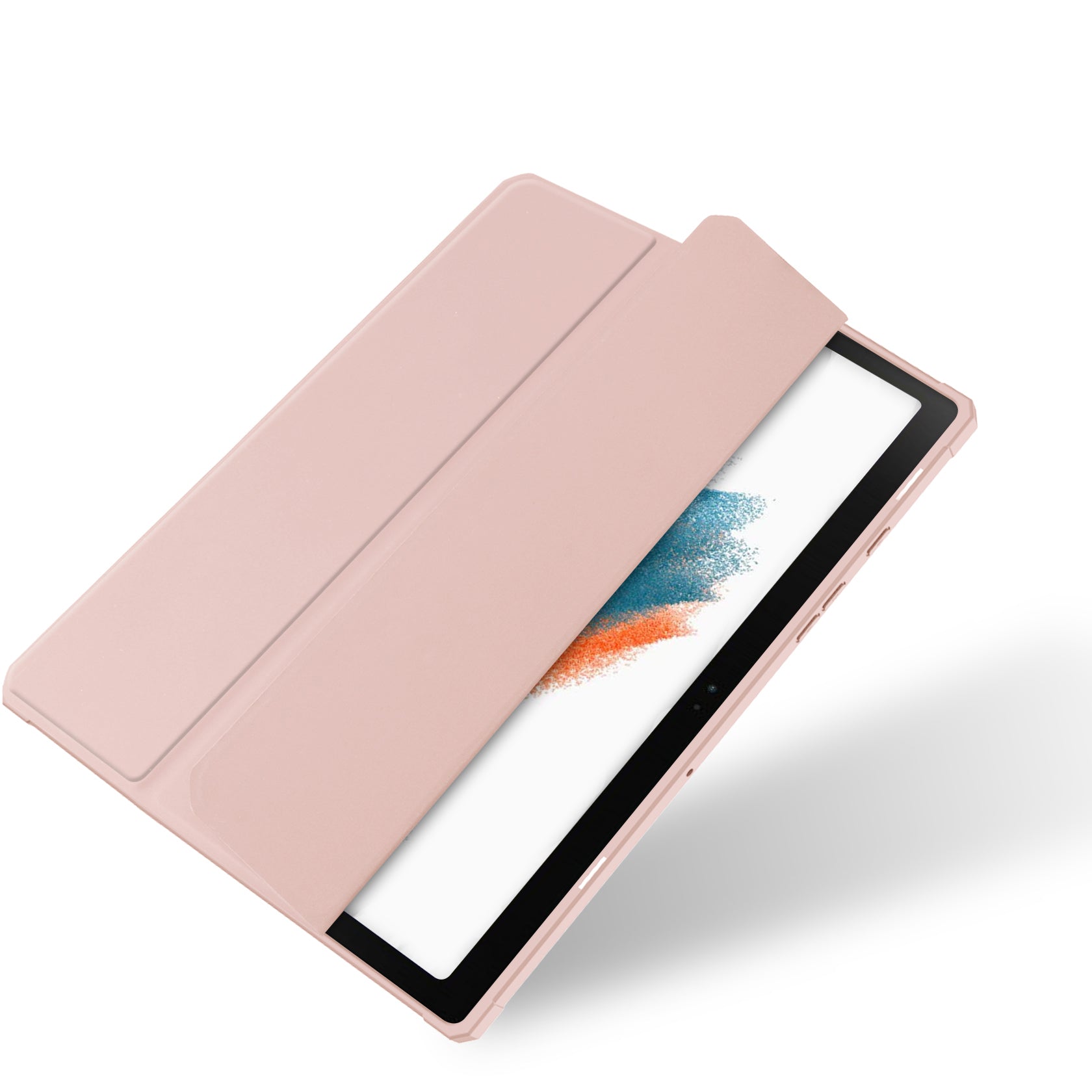 Schutzhülle Bizon Case Tab Clear Matt für Galaxy Tab A8 2021, Rosegold