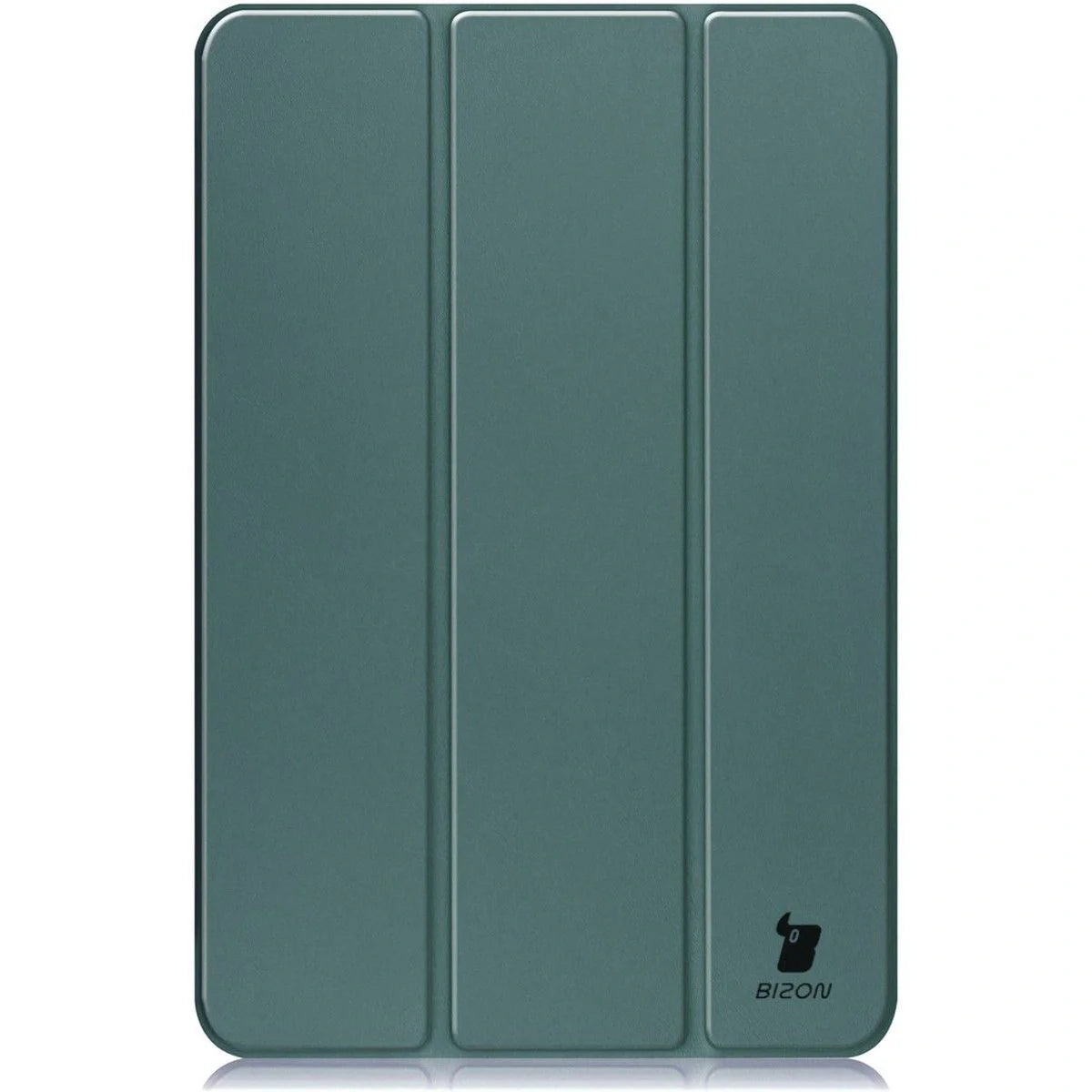 Schutzhülle mit Klappe für Galaxy Tab S10 FE Plus, Bizon Case Tab Clear Matt, Dunkelgrün