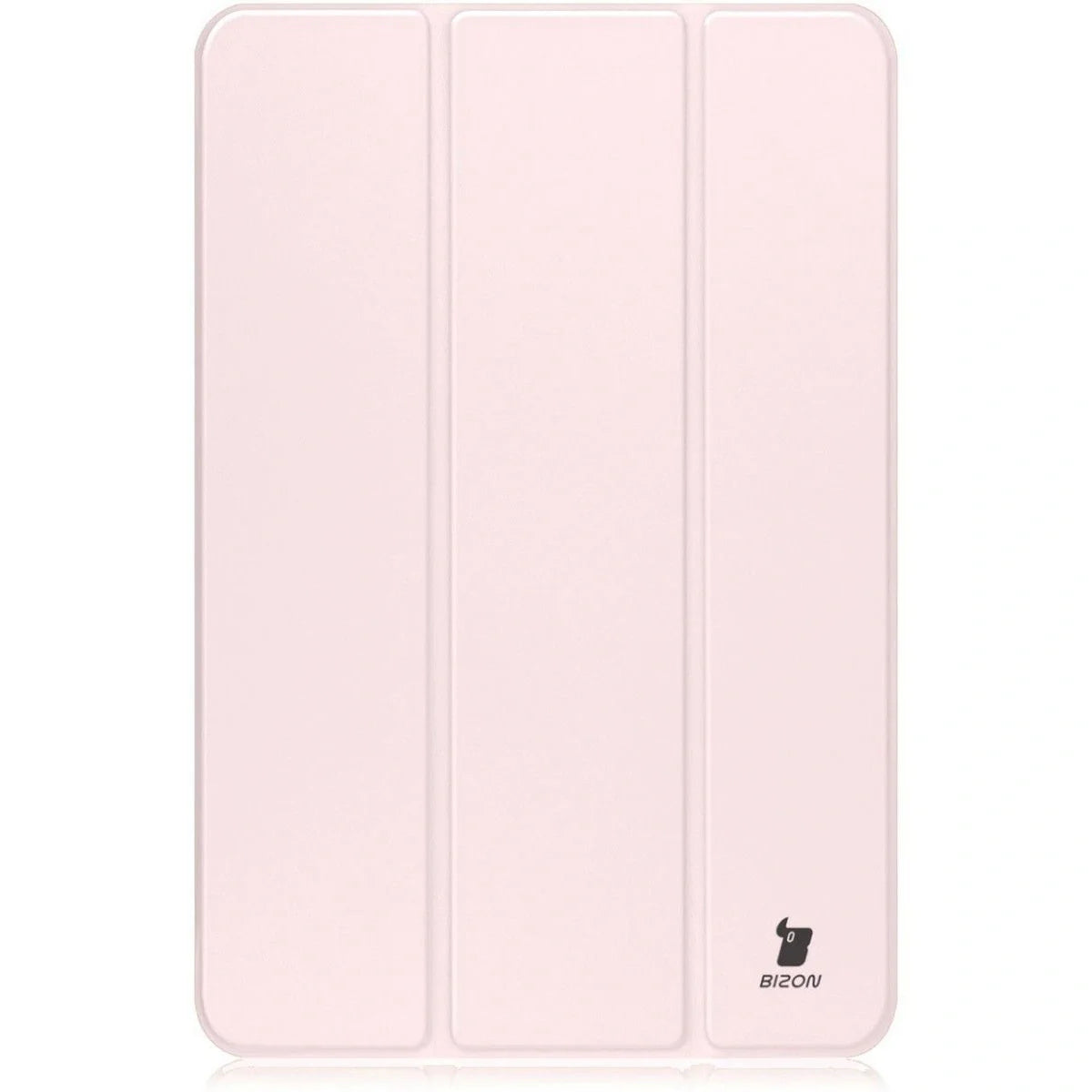 Schutzhülle mit Klappe für Galaxy Tab S10 FE Plus, Bizon Case Tab Clear Matt, Rosa