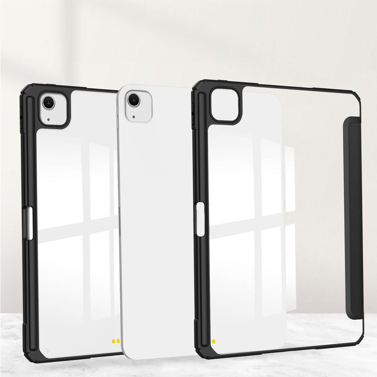 Schutzhülle für iPad Air 13" 2025 / 2024, Bizon Case Tab Clear Matt, Schwarz