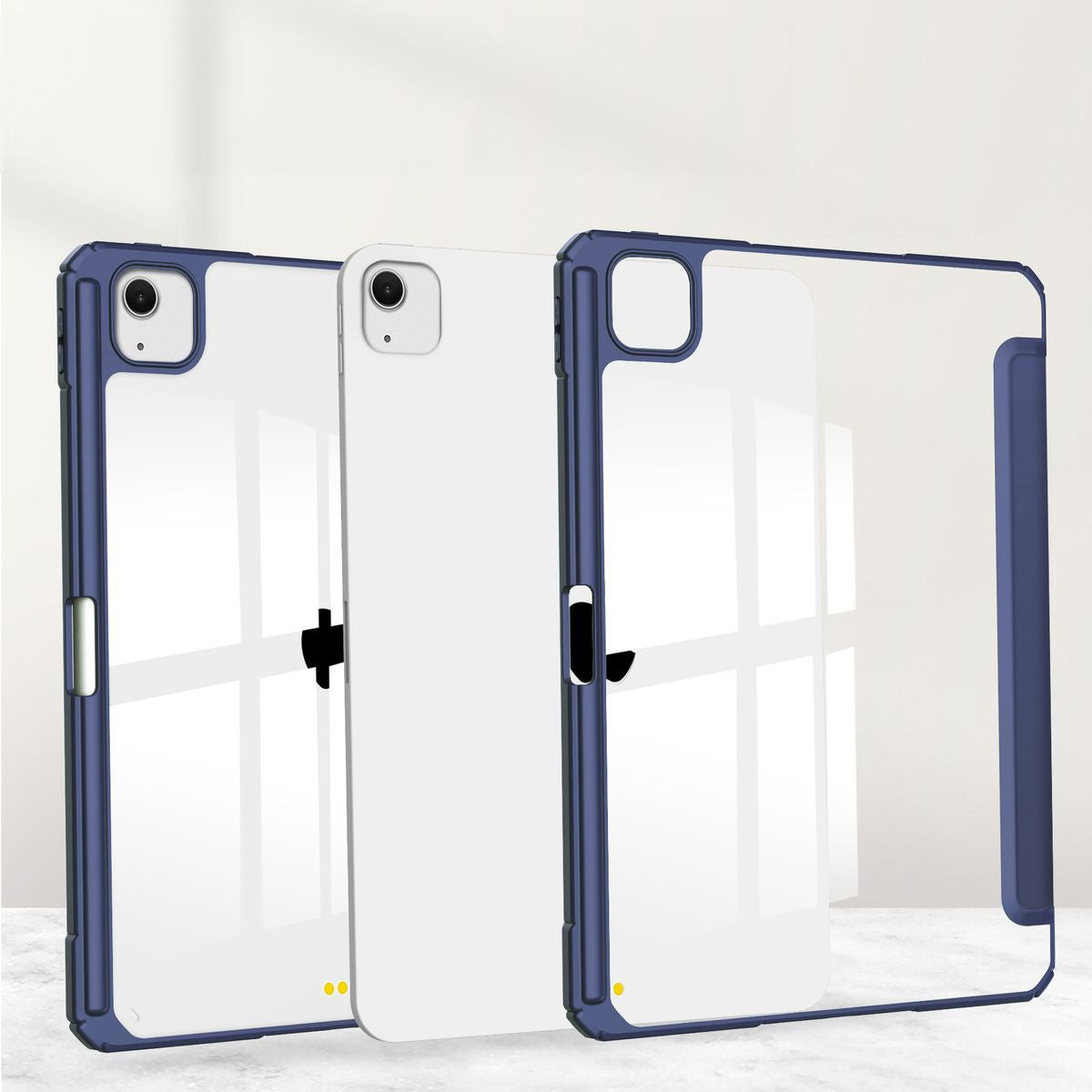 Schutzhülle für iPad Air 13" 2025 / 2024, Bizon Case Tab Clear Matt, Dunkelblau