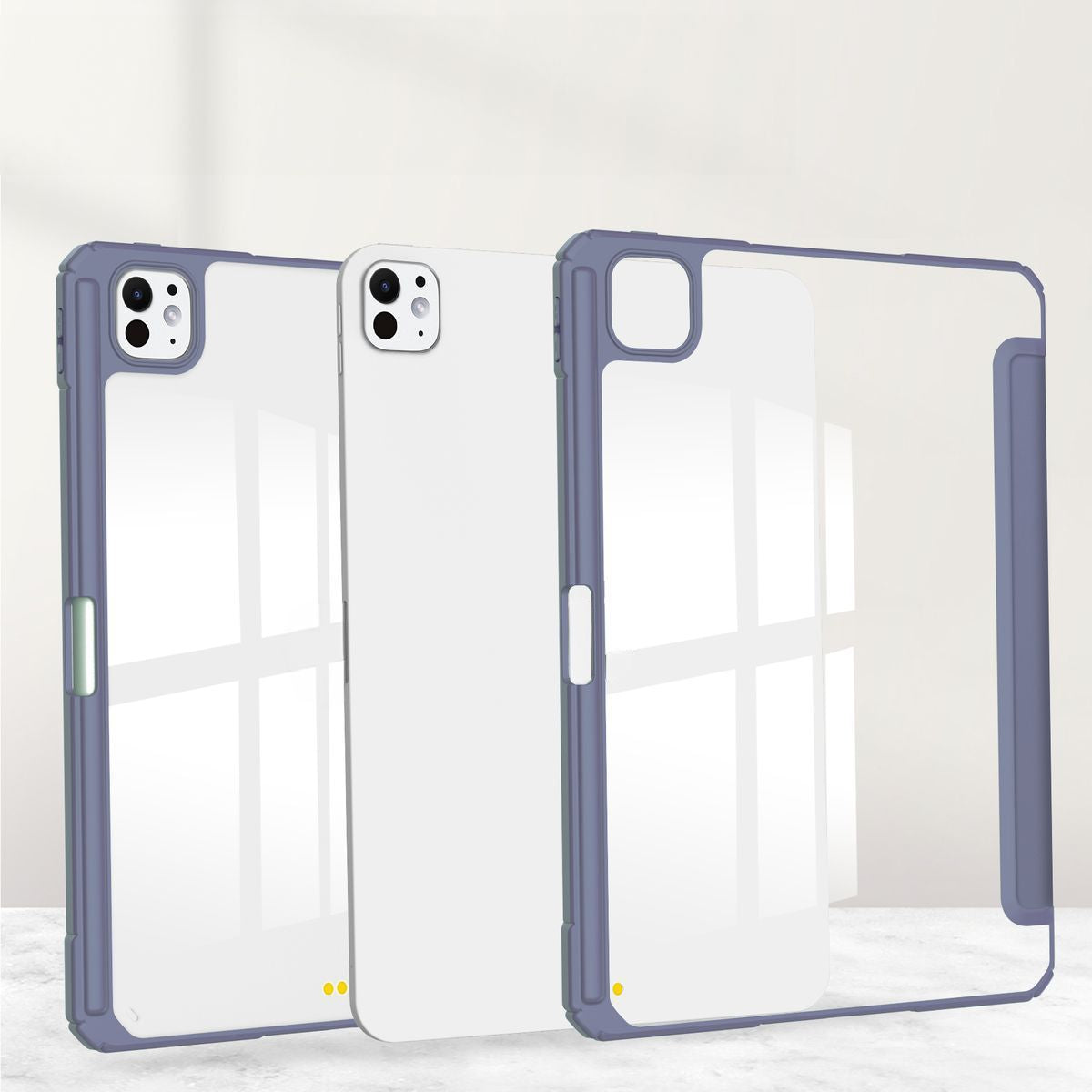 Schutzhülle für iPad Pro 11" 5 gen. 2024, Bizon Case Tab Clear Matt, Lavendel