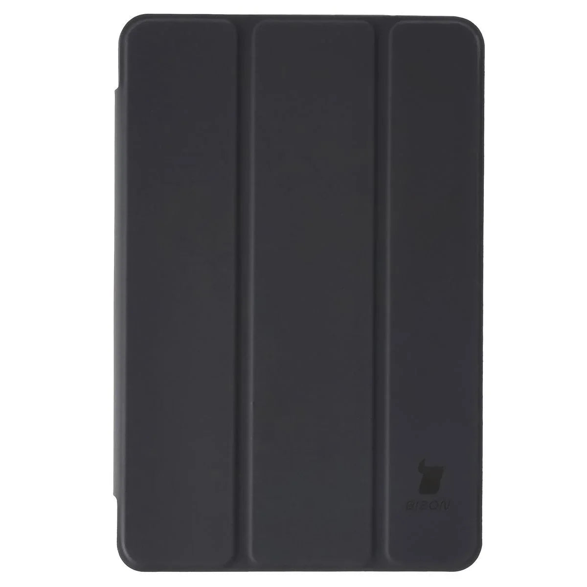 Schutzhülle mit Klappe für Galaxy Tab A11 / A9, Bizon Case Tab Clear Matt, Schwarz