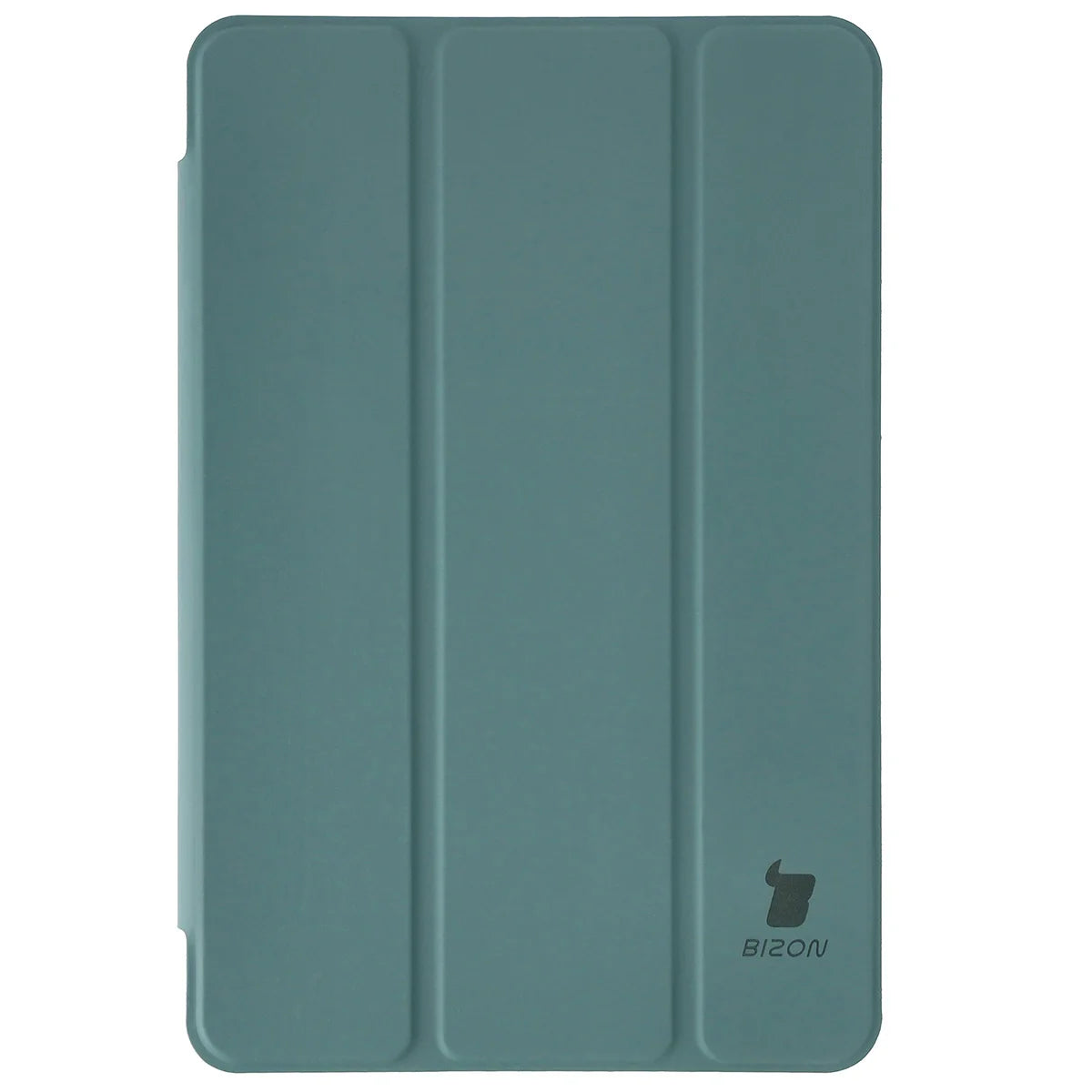 Schutzhülle mit Klappe für Galaxy Tab A11 / A9, Bizon Case Tab Clear Matt, Dunkelgrün