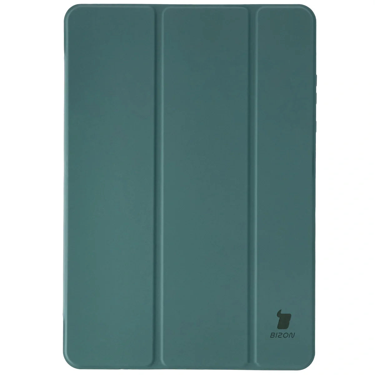 Schutzhülle mit Klappe für Galaxy Tab S11, Bizon Case Tab Clear Matt, Dunkelgrün