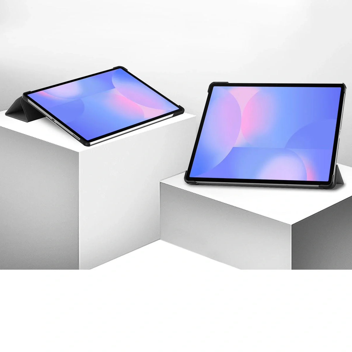 Schutzhülle für Galaxy Tab S10 FE Plus, Bizon Case Tab Croc, Grau