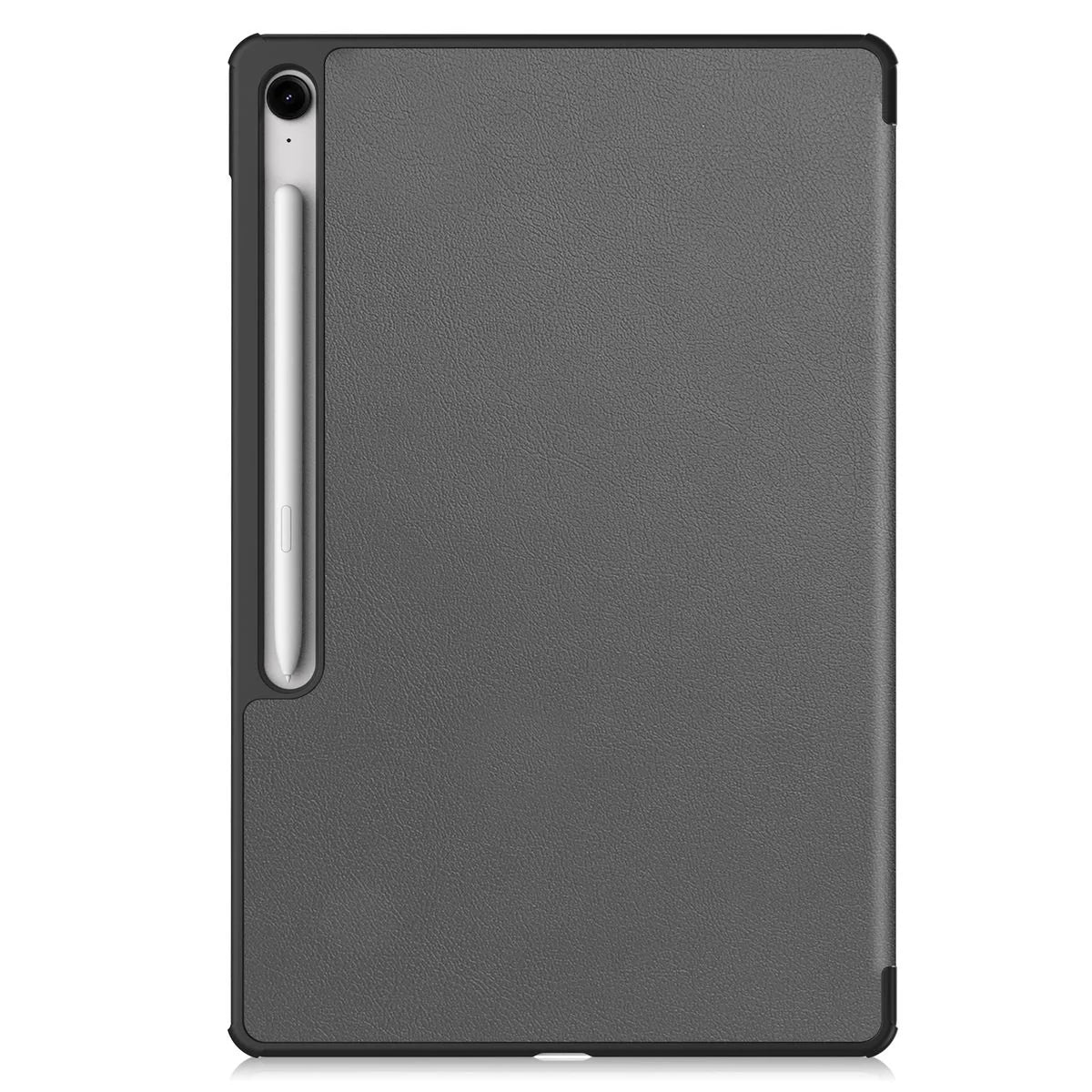 Schutzhülle für Galaxy Tab S10 FE Plus, Bizon Case Tab Croc, Grau