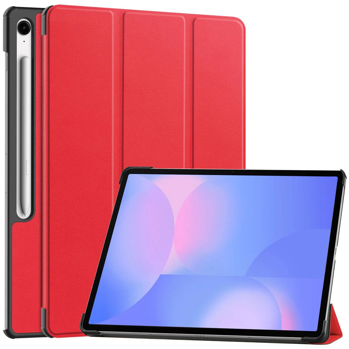 Schutzhülle für Galaxy Tab S10 FE Plus, Bizon Case Tab Croc, Rot