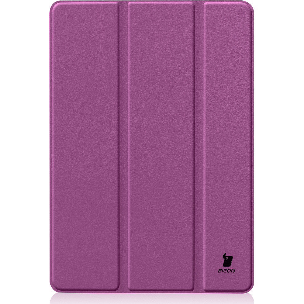 Schutzhülle Bizon Case Tab Croc für iPad 9/8/7 10.2 2021/2020/2019, Dunkelviolett