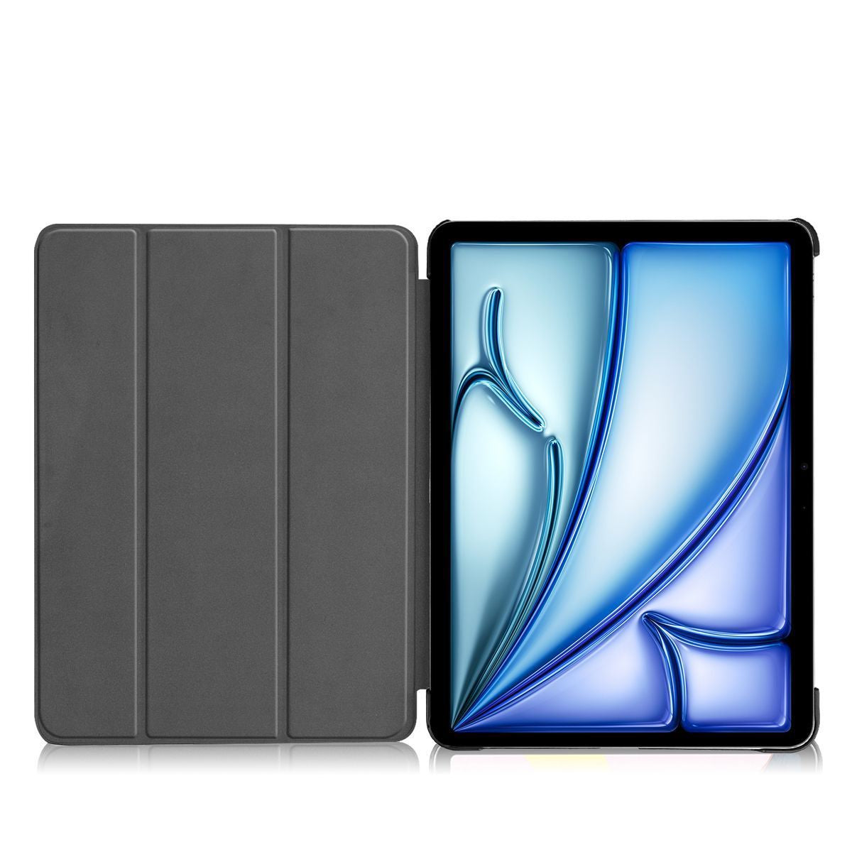 Schutzhülle für iPad Air 13" 2025 / 2024, Bizon Case Tab Croc, Rosegold