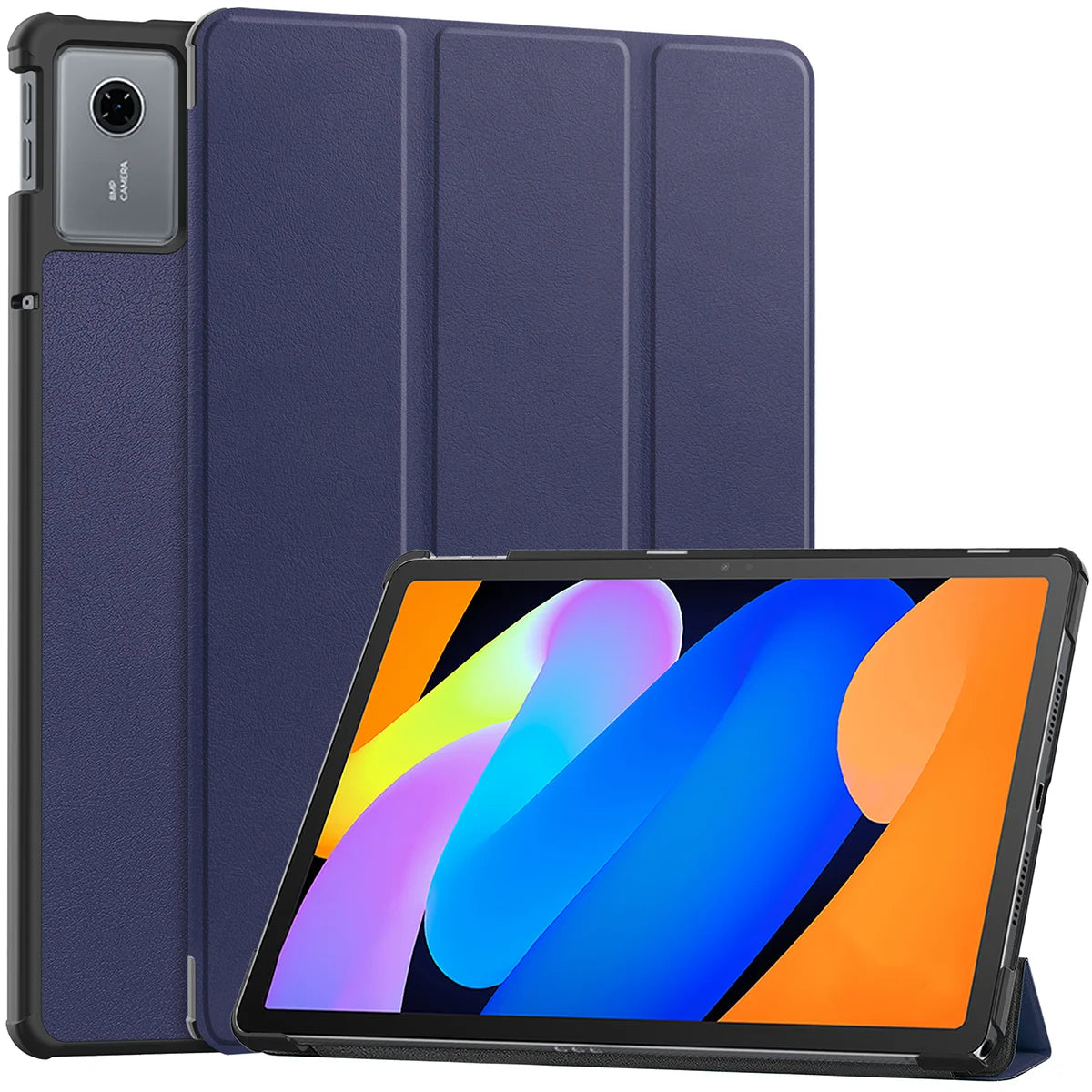 Schutzhülle für Lenovo Idea Tab 11, Bizon Case Tab Croc, Dunkelblau
