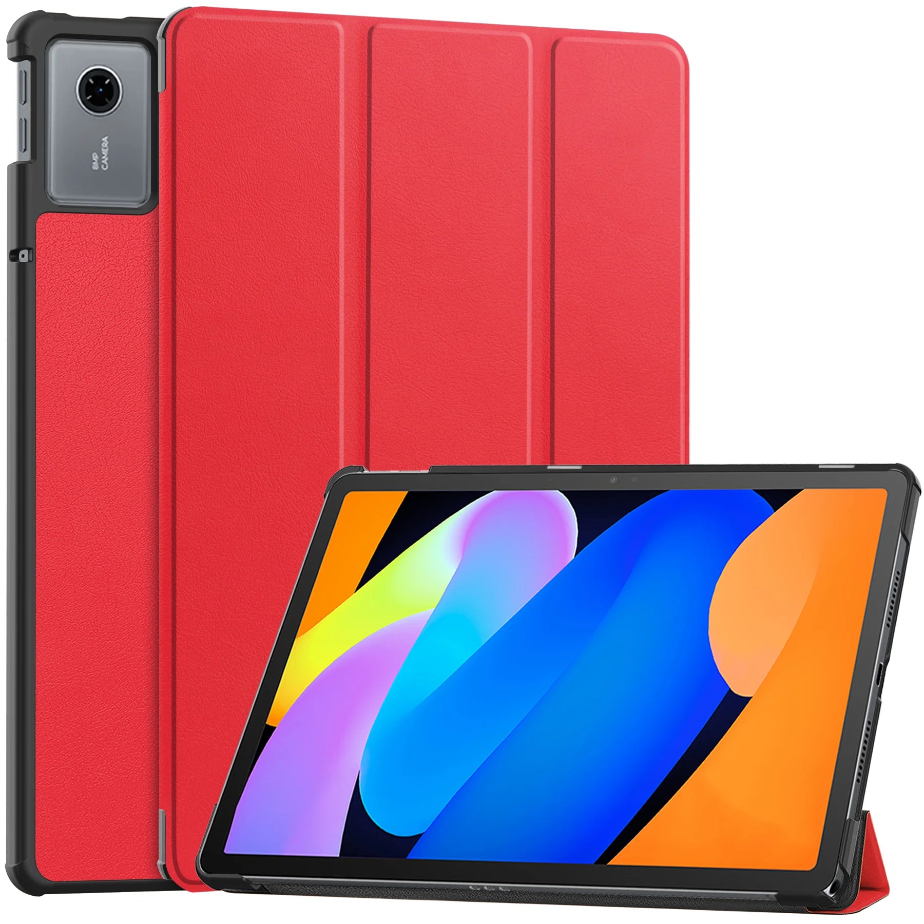 Schutzhülle für Lenovo Idea Tab 11, Bizon Case Tab Croc, Rot