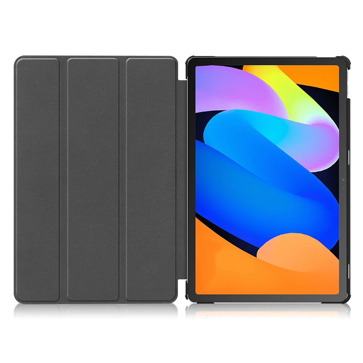 Etui z klapką Bizon Case Tab Croc do Lenovo Idea Tab 11, czerwone