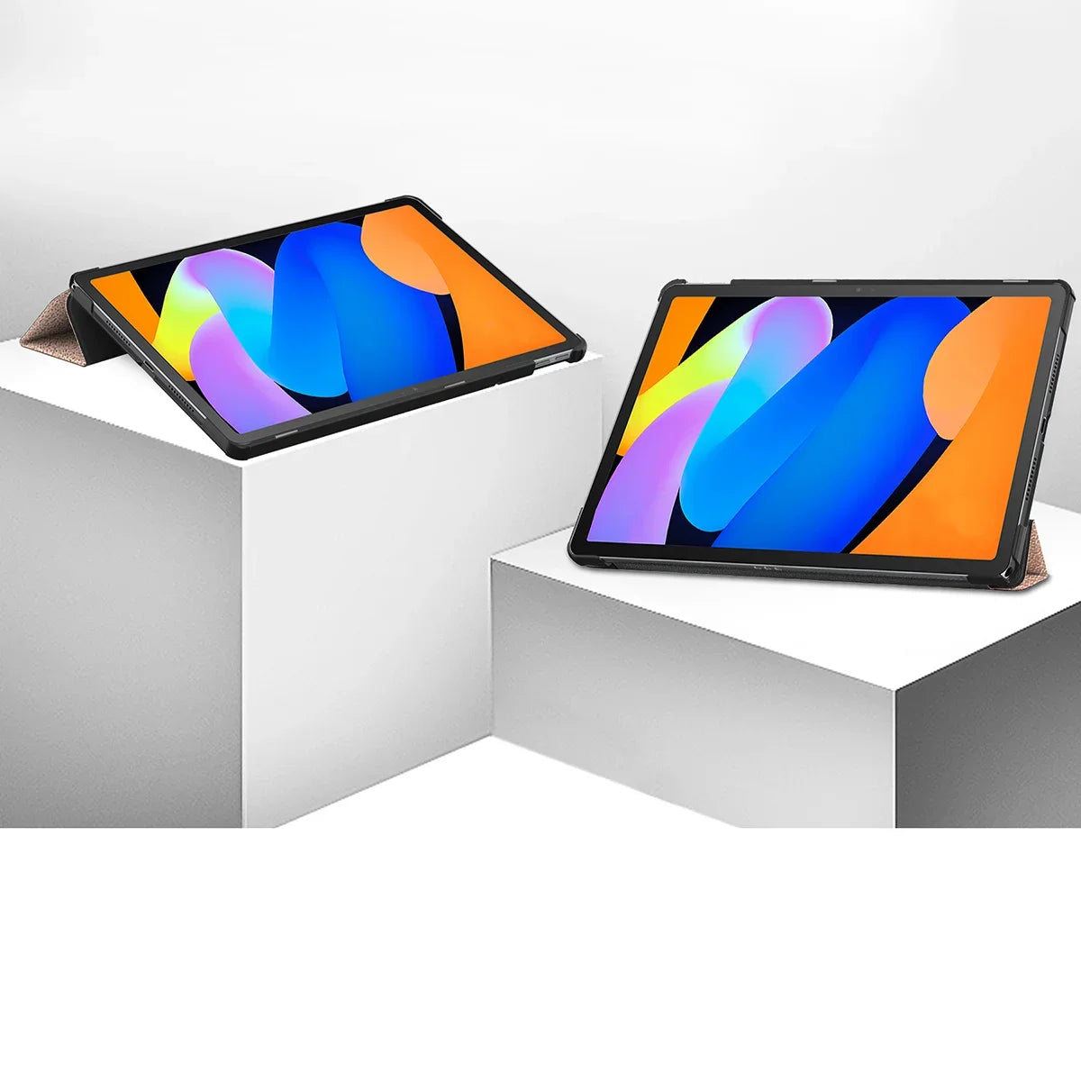 Schutzhülle für Lenovo Idea Tab 11, Bizon Case Tab Croc, Rosegold